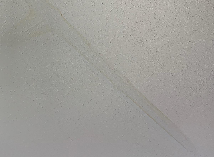 Water damage in hotel
